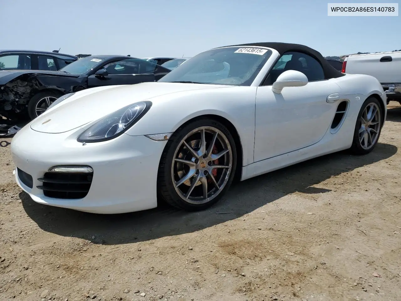 2014 Porsche Boxster S VIN: WP0CB2A86ES140783 Lot: 62143615