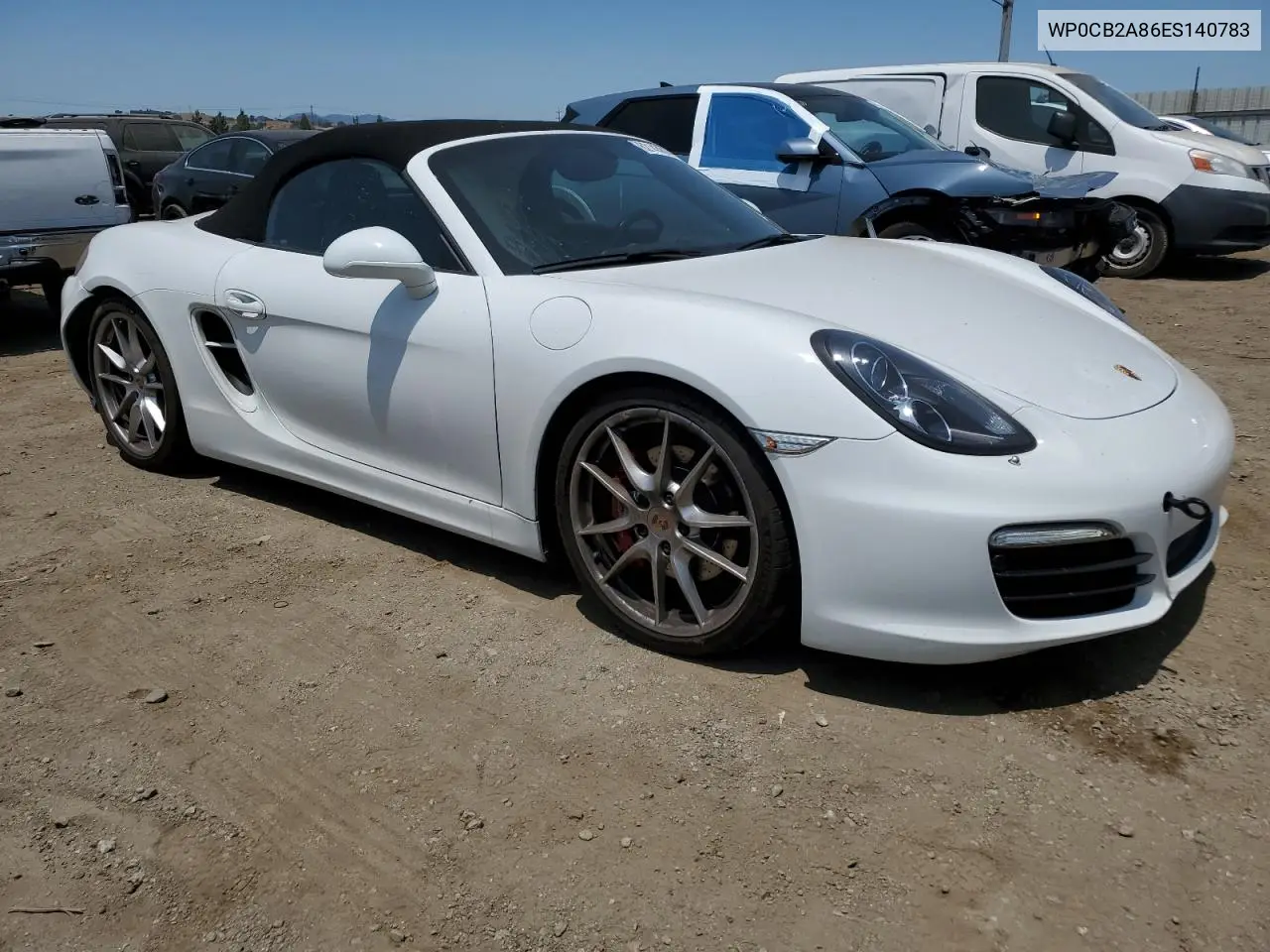 2014 Porsche Boxster S VIN: WP0CB2A86ES140783 Lot: 62143615