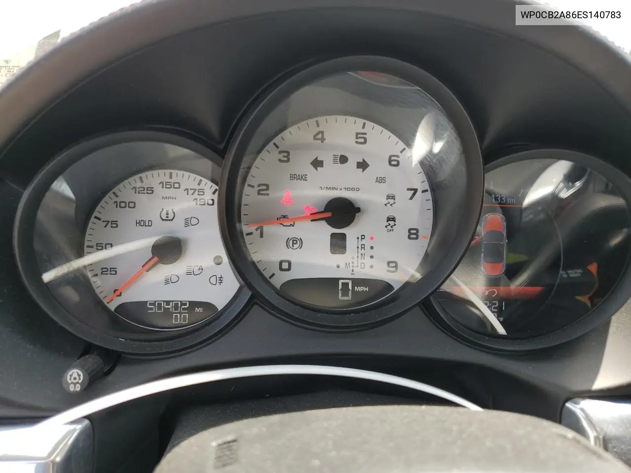 2014 Porsche Boxster S VIN: WP0CB2A86ES140783 Lot: 62143615