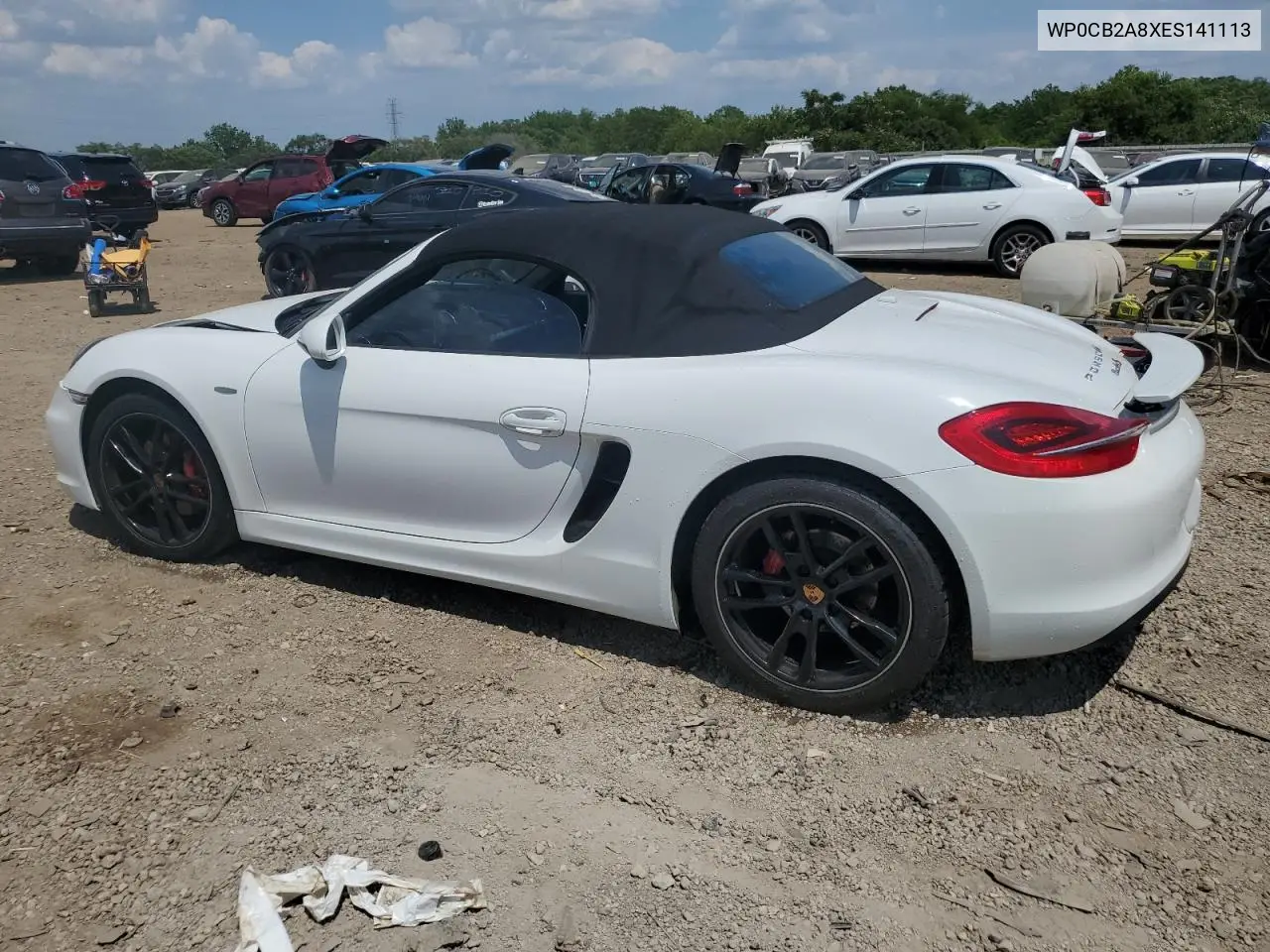 2014 Porsche Boxster S VIN: WP0CB2A8XES141113 Lot: 62924825