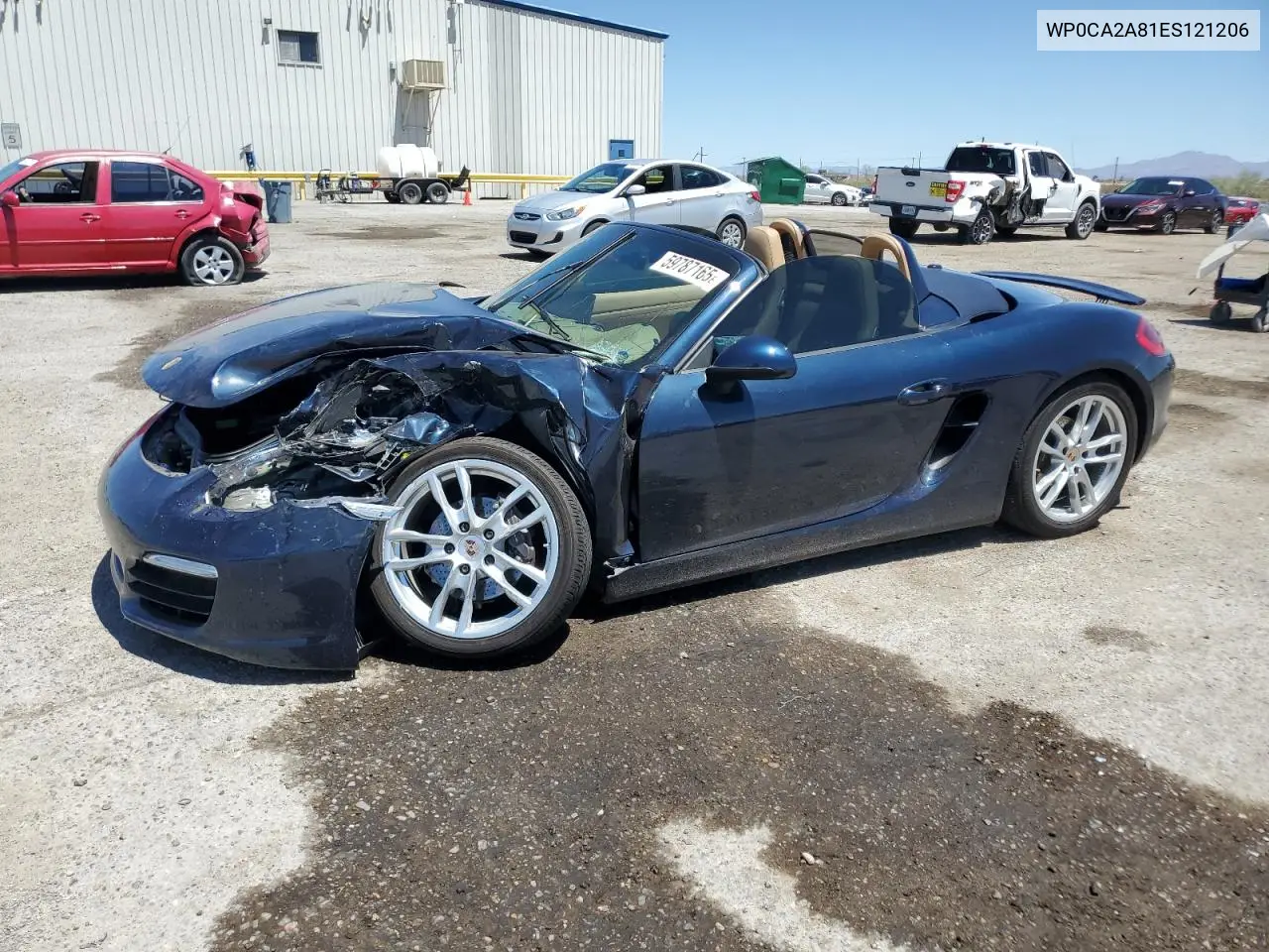 2014 Porsche Boxster VIN: WP0CA2A81ES121206 Lot: 63424495