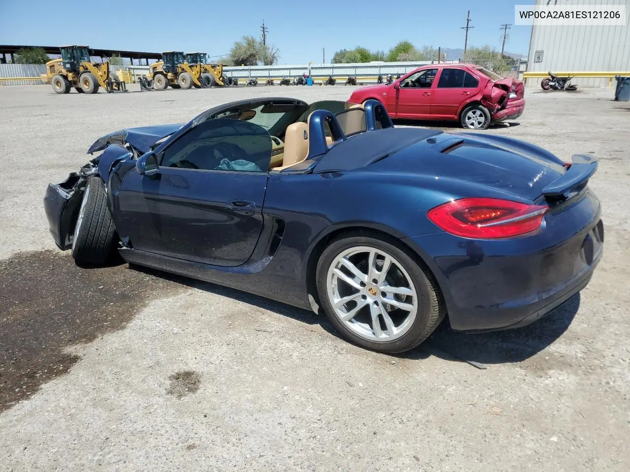 2014 Porsche Boxster VIN: WP0CA2A81ES121206 Lot: 63424495