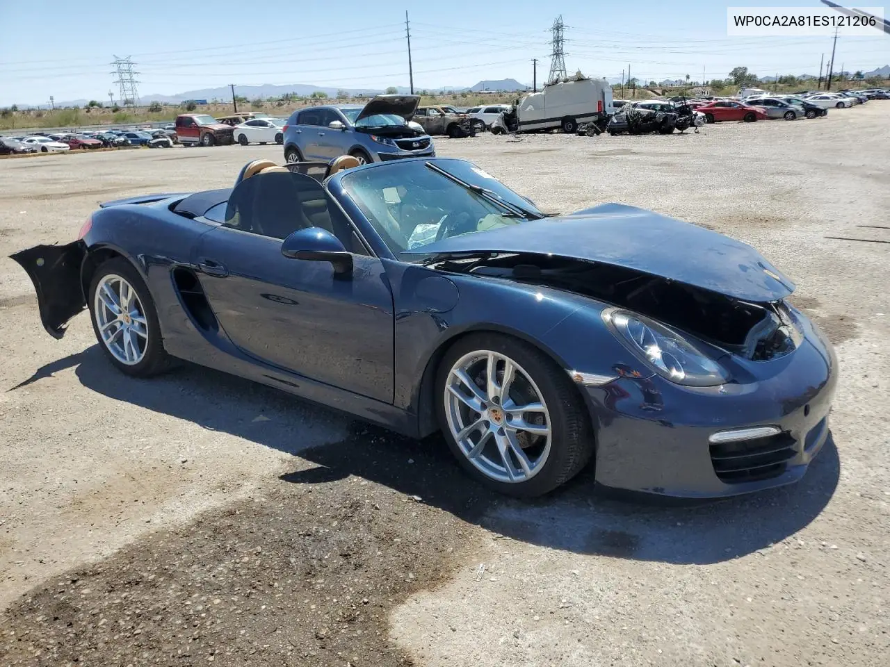 2014 Porsche Boxster VIN: WP0CA2A81ES121206 Lot: 63424495