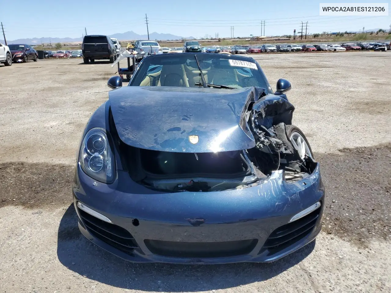 2014 Porsche Boxster VIN: WP0CA2A81ES121206 Lot: 63424495