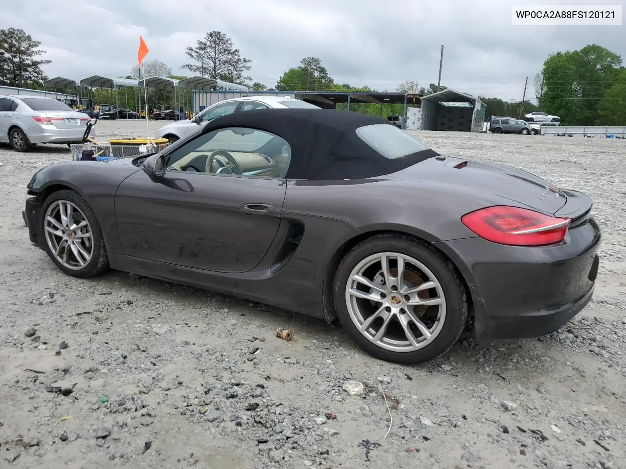 2015 Porsche Boxster VIN: WP0CA2A88FS120121 Lot: 50591195