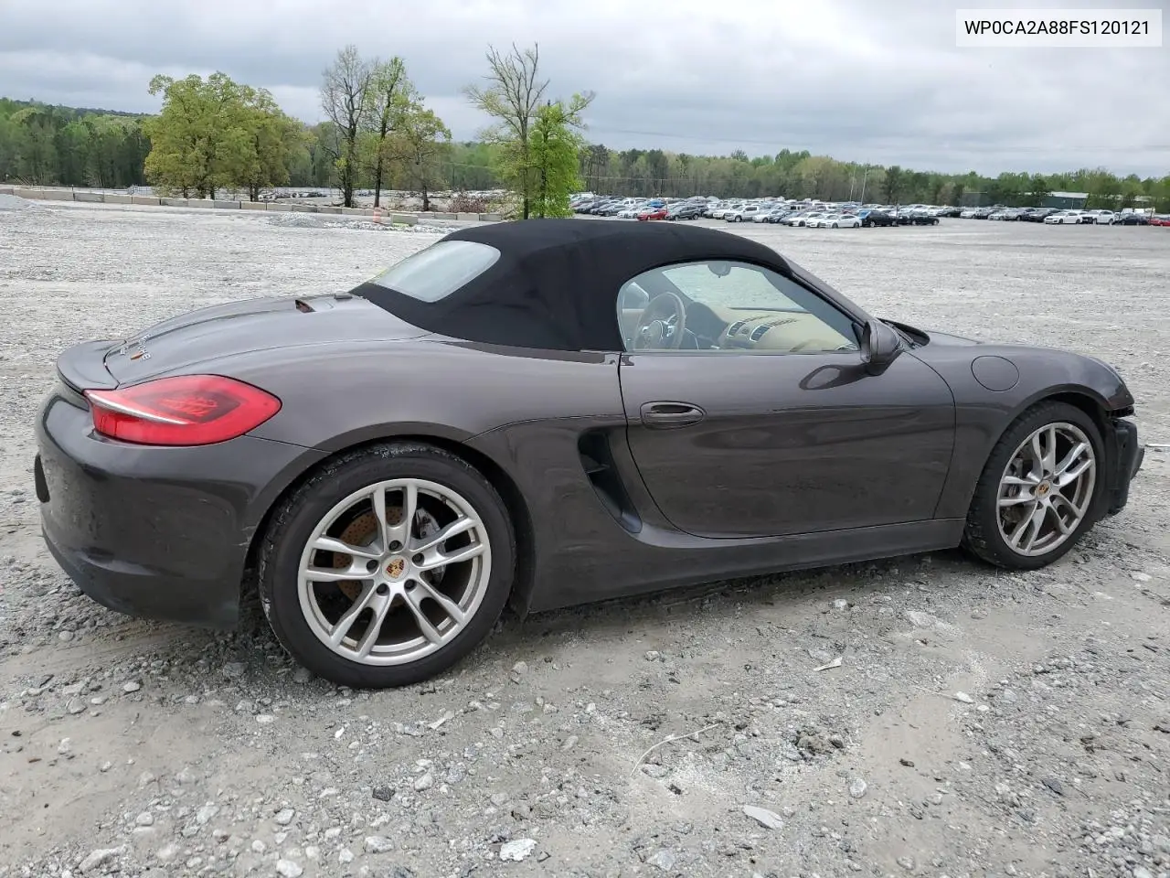 2015 Porsche Boxster VIN: WP0CA2A88FS120121 Lot: 50591195