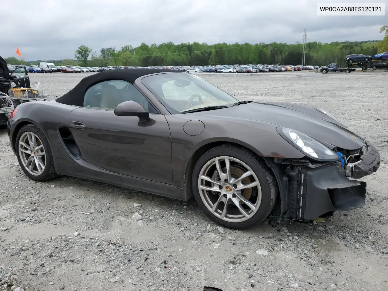 2015 Porsche Boxster VIN: WP0CA2A88FS120121 Lot: 50591195