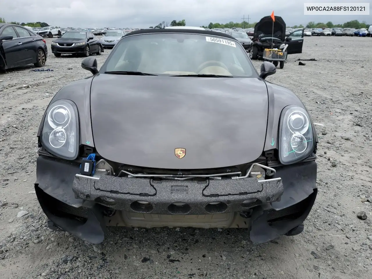 2015 Porsche Boxster VIN: WP0CA2A88FS120121 Lot: 50591195