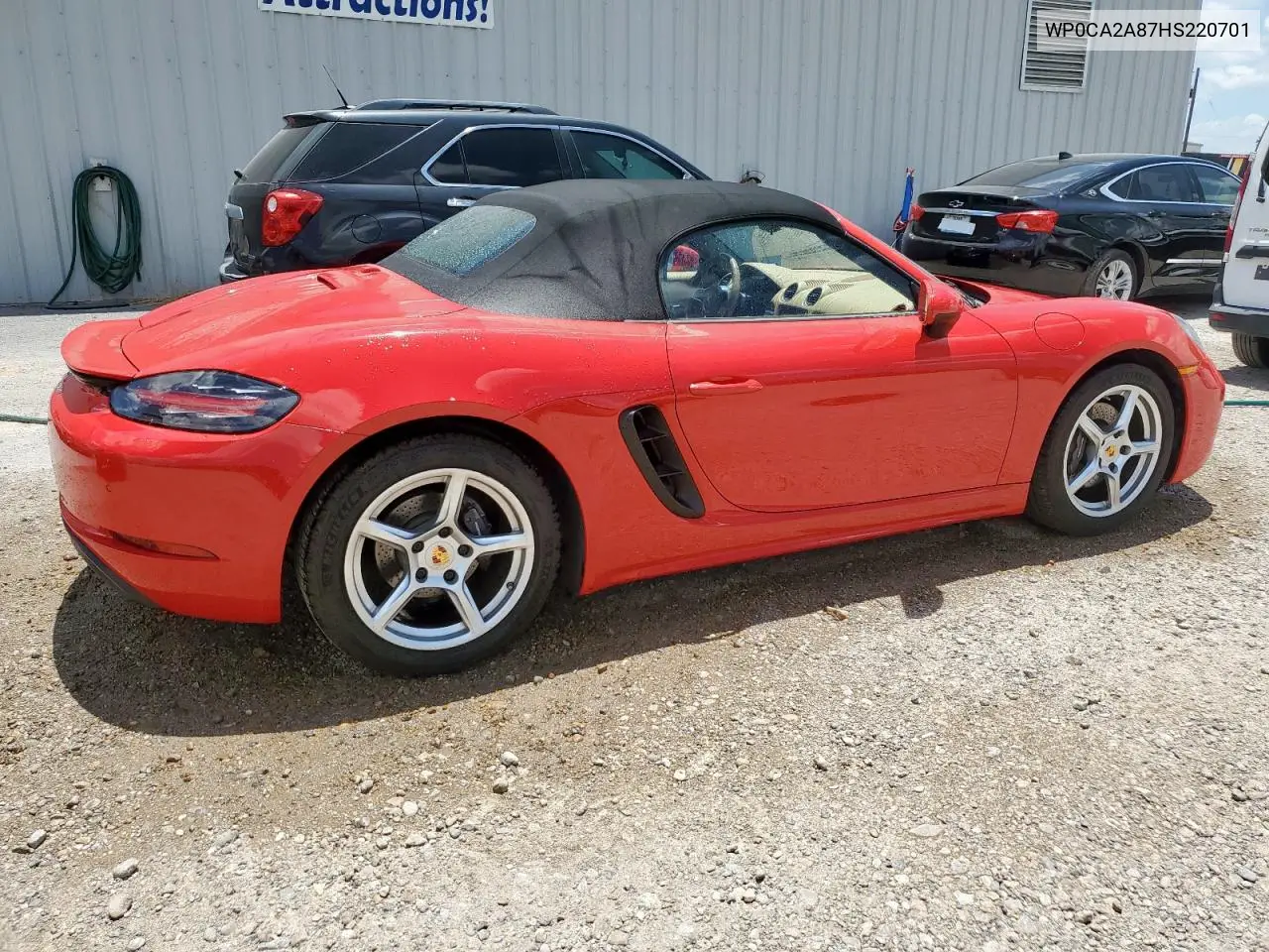 2017 Porsche Boxster VIN: WP0CA2A87HS220701 Lot: 65716365