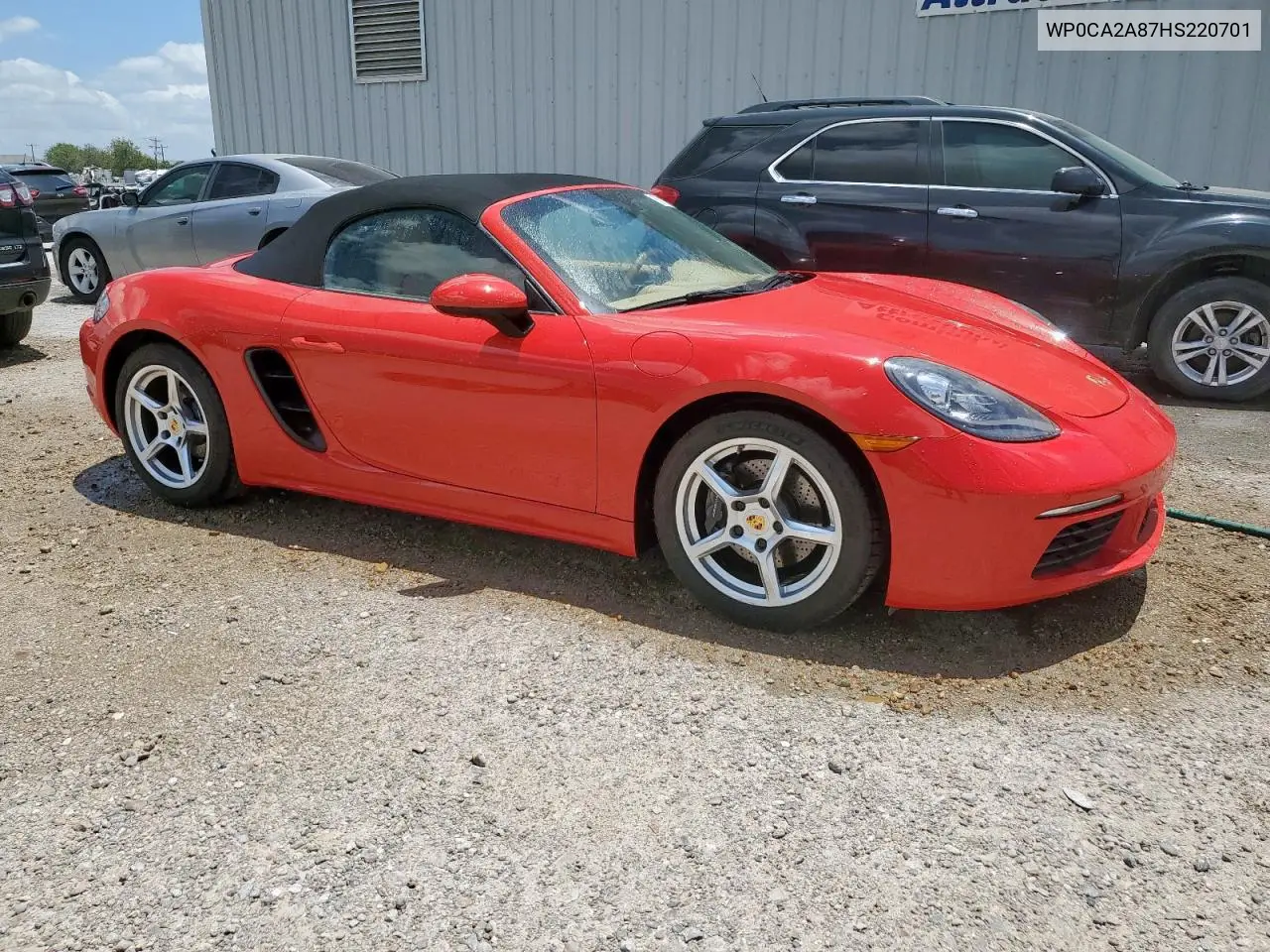2017 Porsche Boxster VIN: WP0CA2A87HS220701 Lot: 65716365