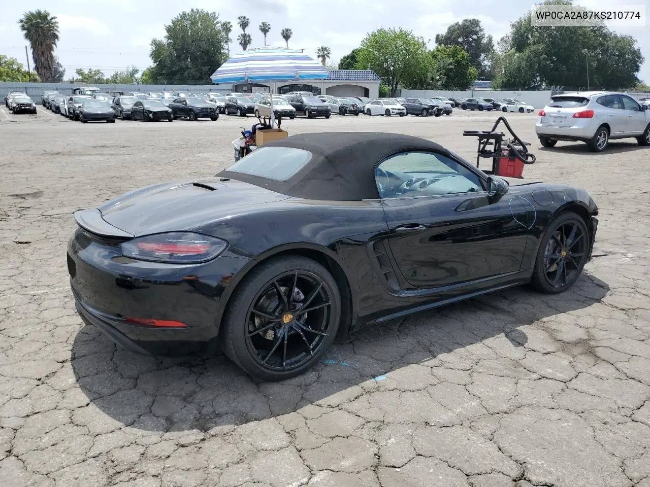 2019 Porsche Boxster Base VIN: WP0CA2A87KS210774 Lot: 53678975