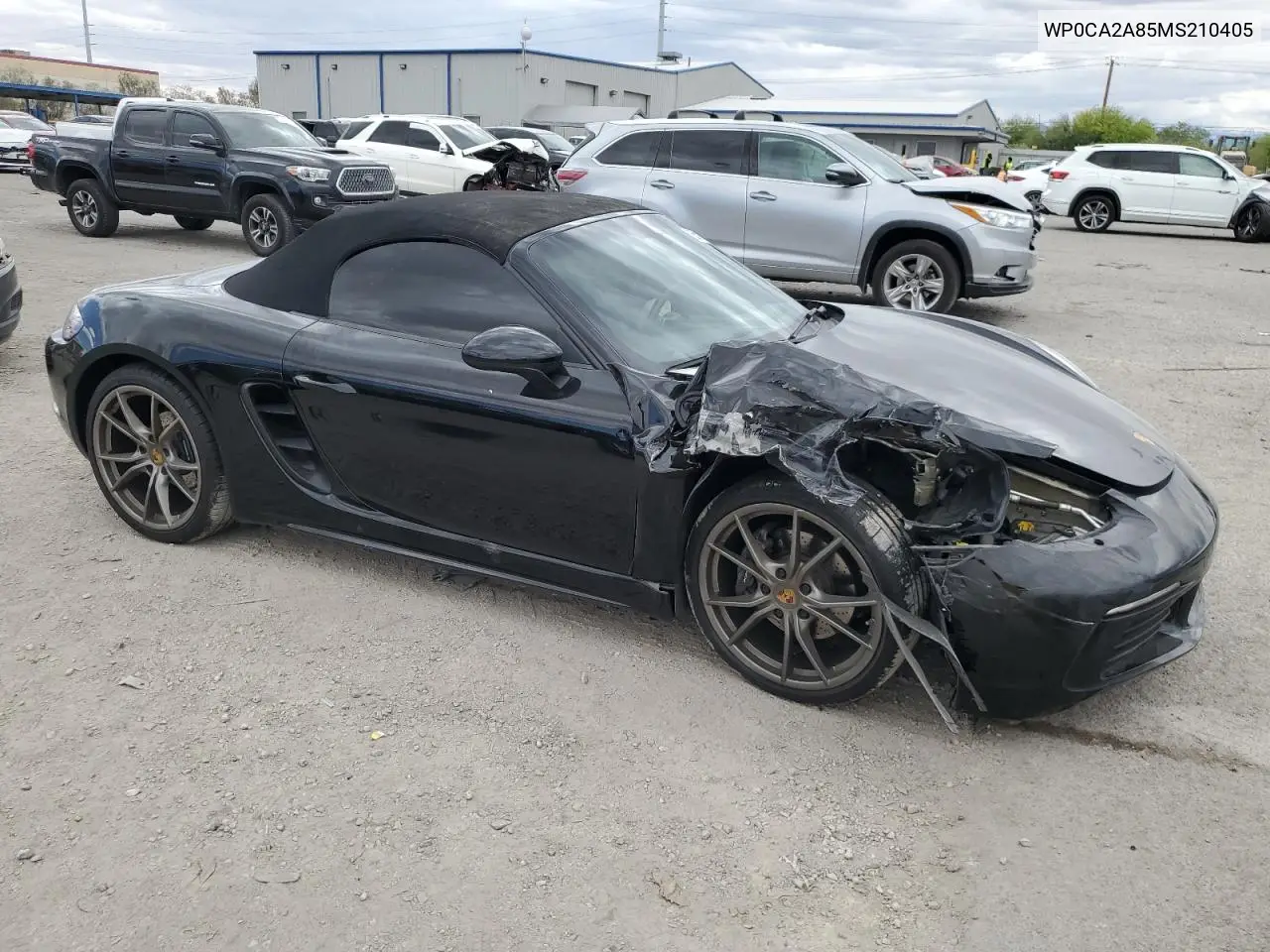 2021 Porsche Boxster Base VIN: WP0CA2A85MS210405 Lot: 55109175