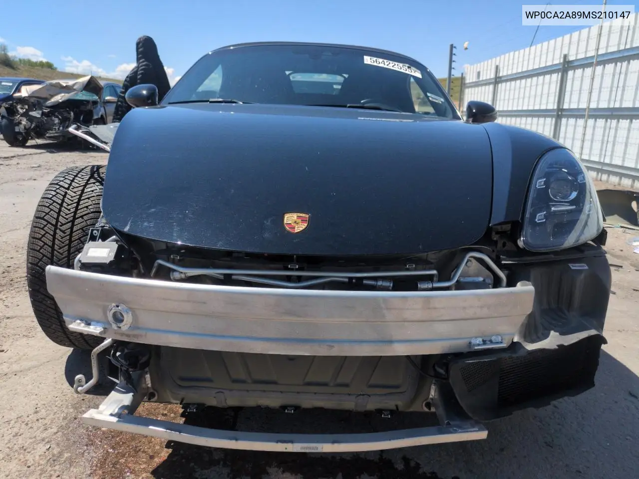2021 Porsche Boxster Base VIN: WP0CA2A89MS210147 Lot: 56422555