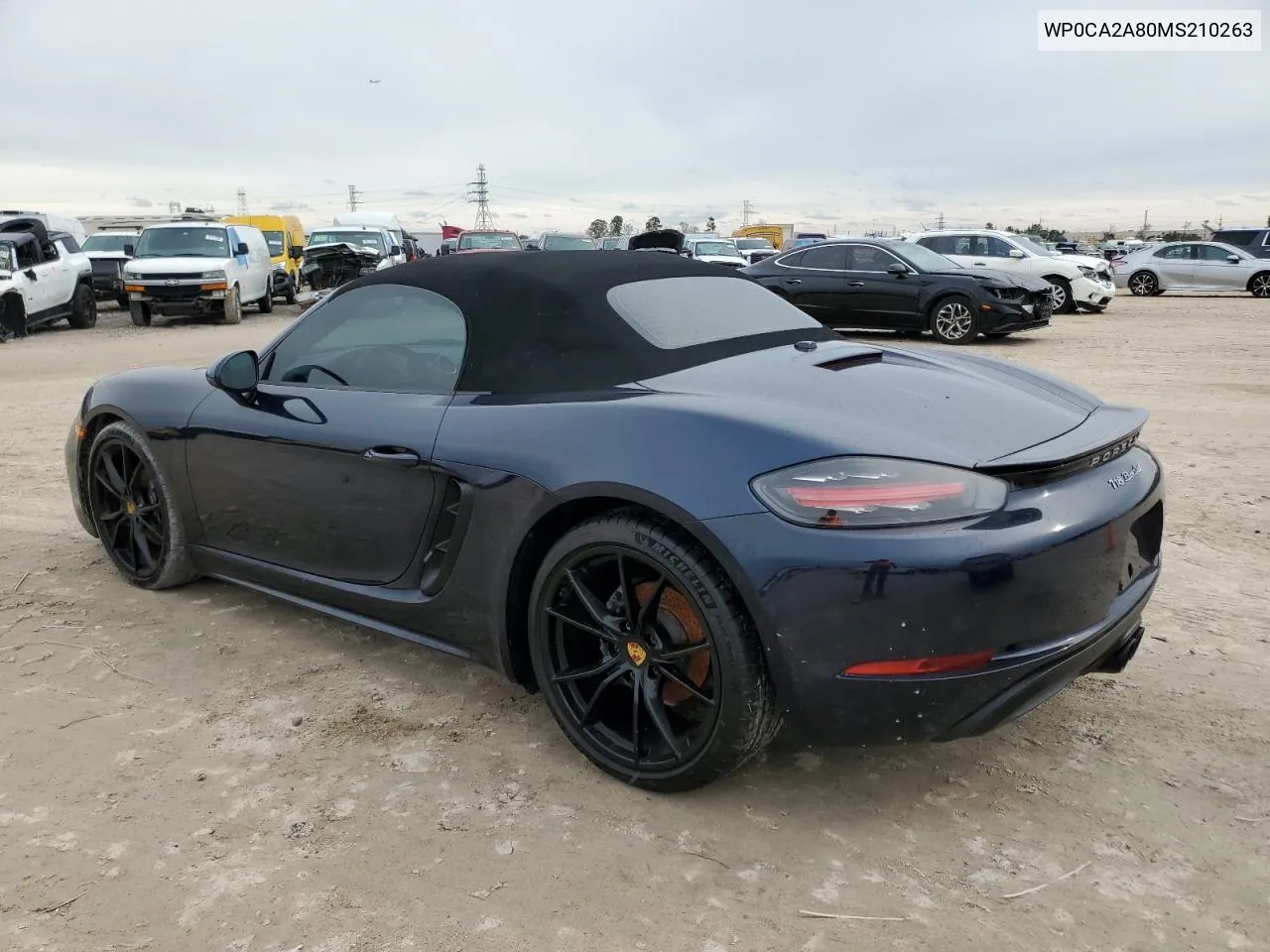 2021 Porsche Boxster Base VIN: WP0CA2A80MS210263 Lot: 88675115
