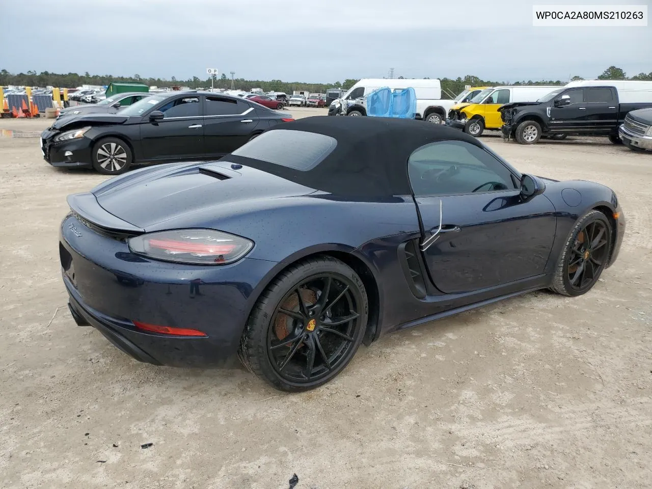 2021 Porsche Boxster Base VIN: WP0CA2A80MS210263 Lot: 88675115