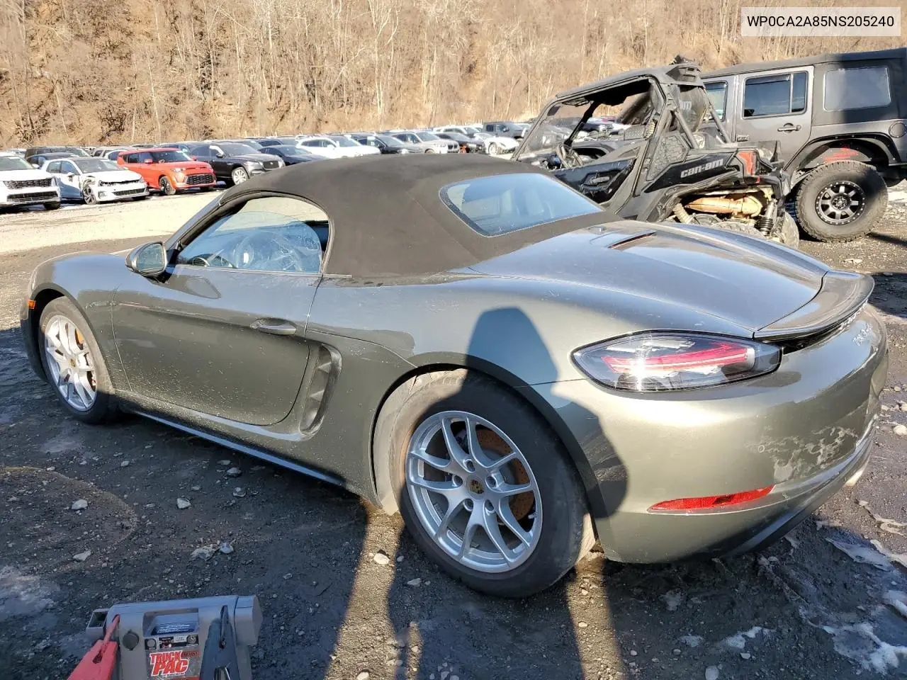 2022 Porsche Boxster Base VIN: WP0CA2A85NS205240 Lot: 51125615