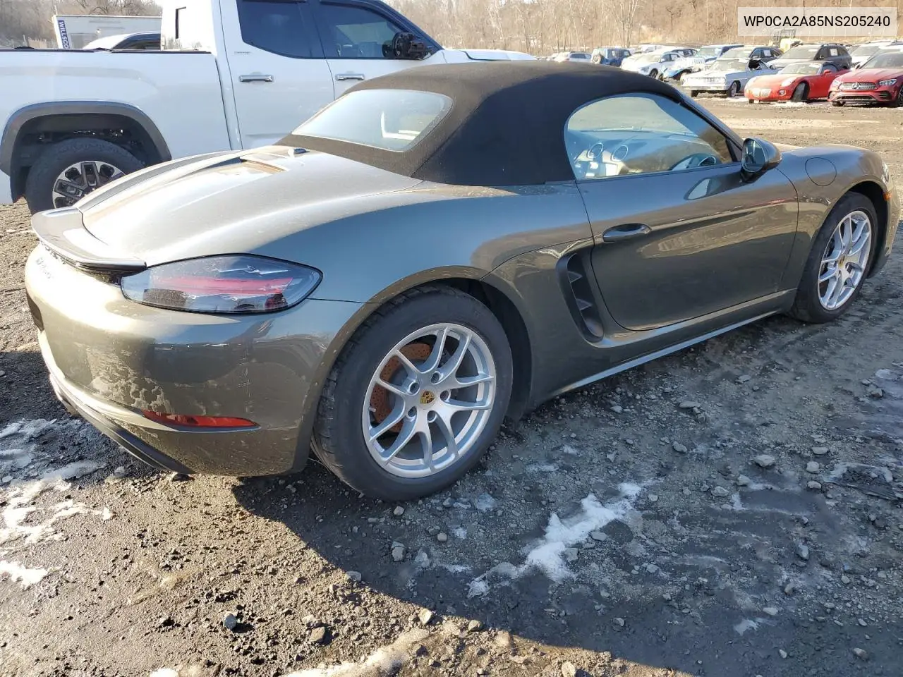2022 Porsche Boxster Base VIN: WP0CA2A85NS205240 Lot: 51125615