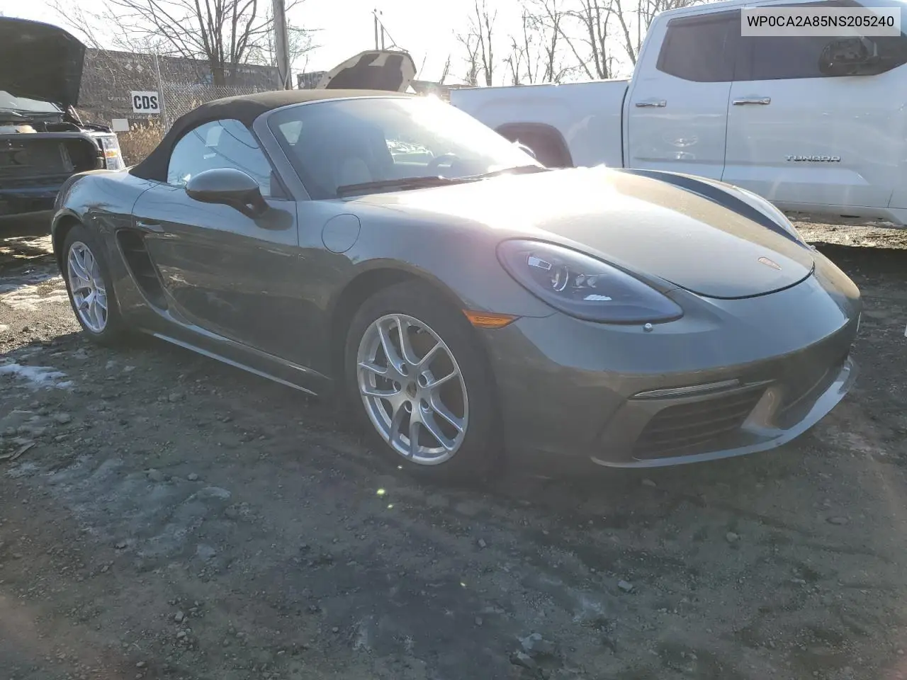 2022 Porsche Boxster Base VIN: WP0CA2A85NS205240 Lot: 51125615