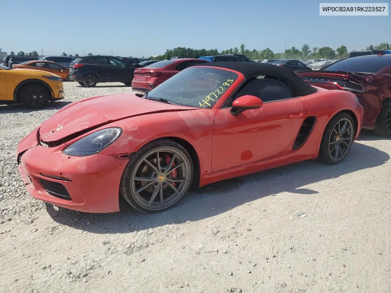 2024 Porsche Boxster S VIN: WP0CB2A81RK223527 Lot: 49722955