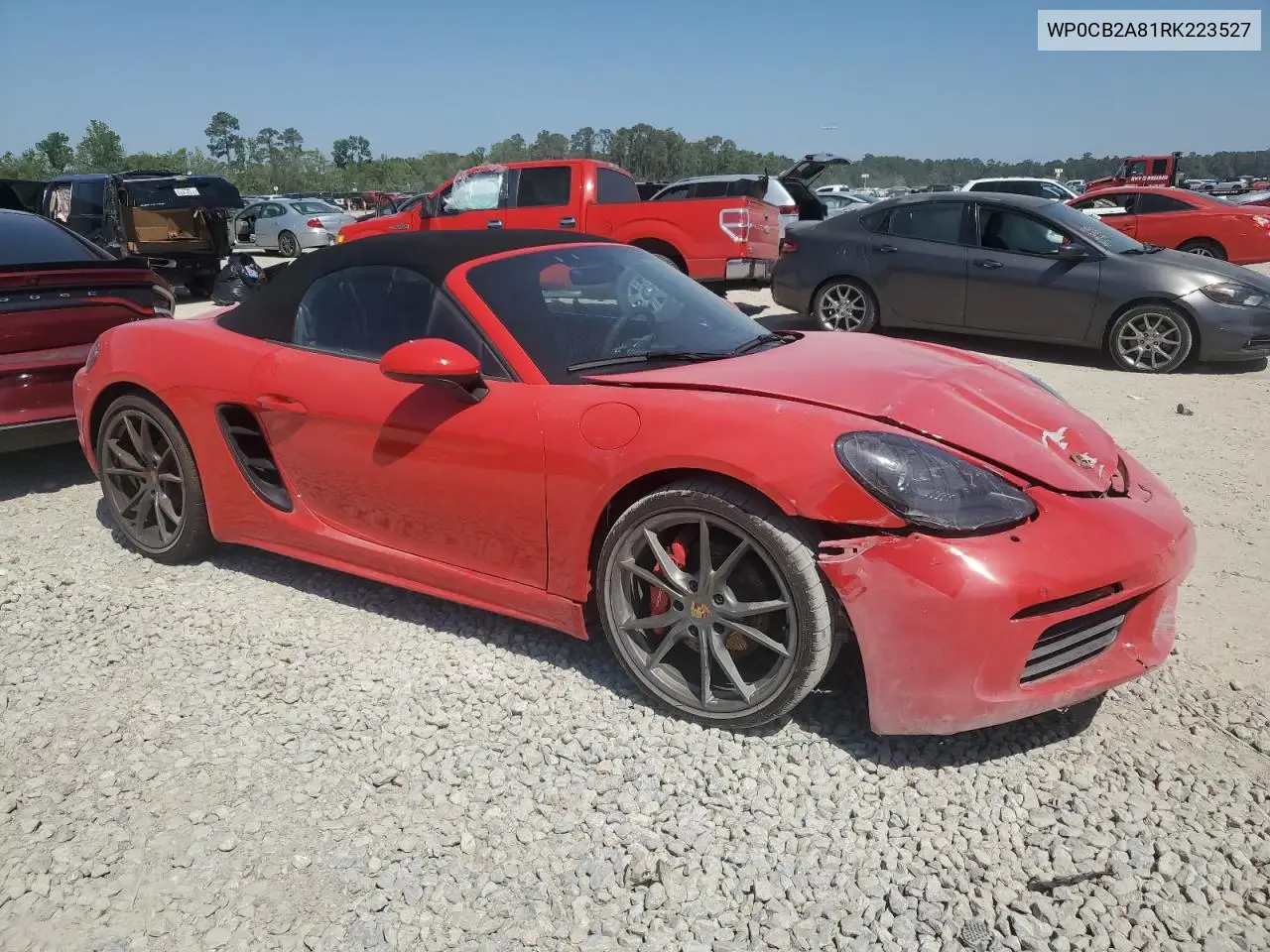 2024 Porsche Boxster S VIN: WP0CB2A81RK223527 Lot: 49722955