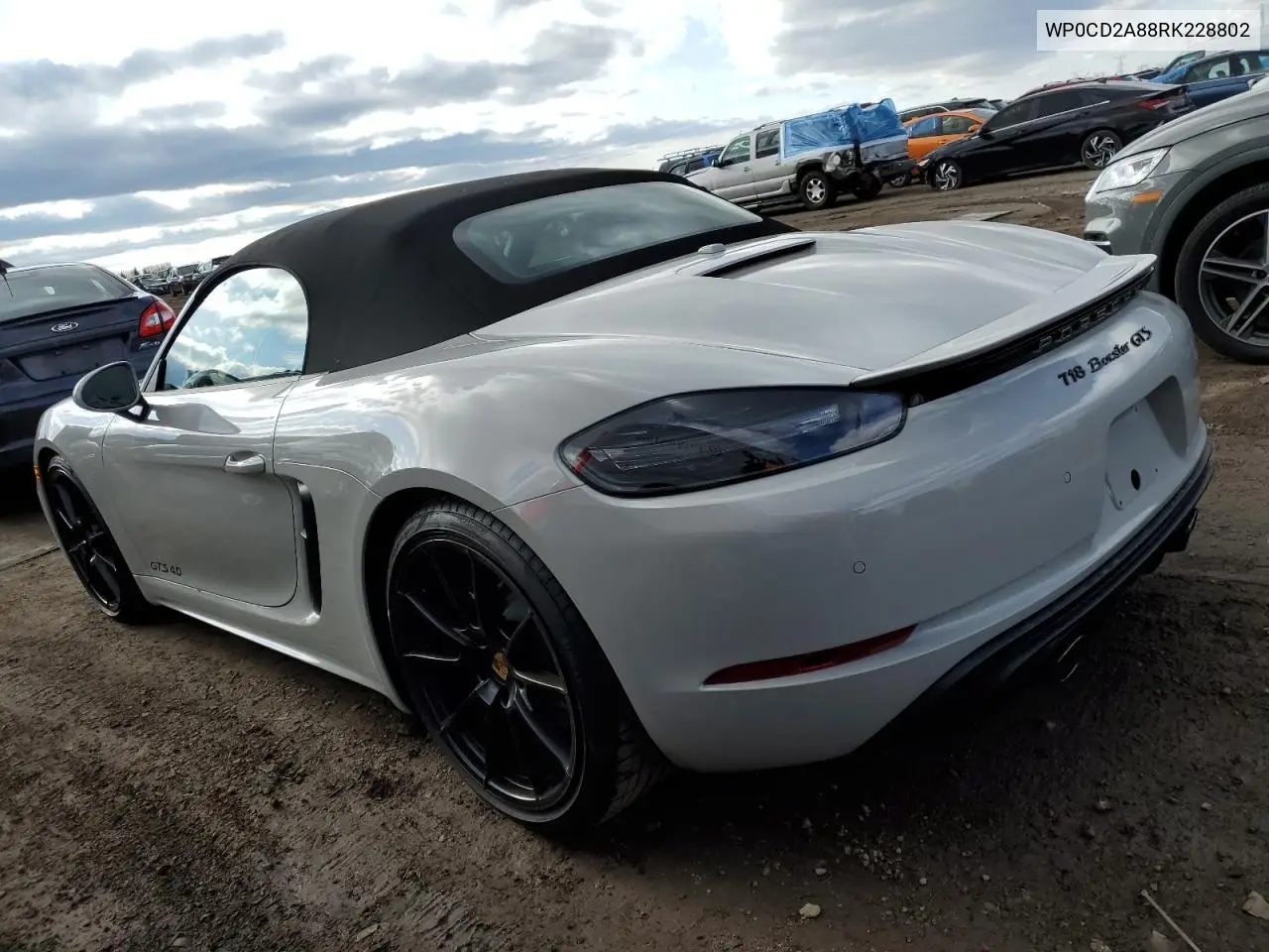 2024 Porsche Boxster Gts VIN: WP0CD2A88RK228802 Lot: 51847565