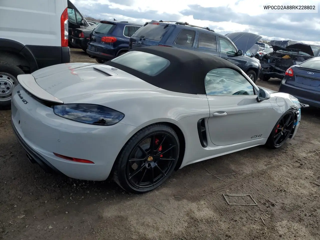 2024 Porsche Boxster Gts VIN: WP0CD2A88RK228802 Lot: 51847565