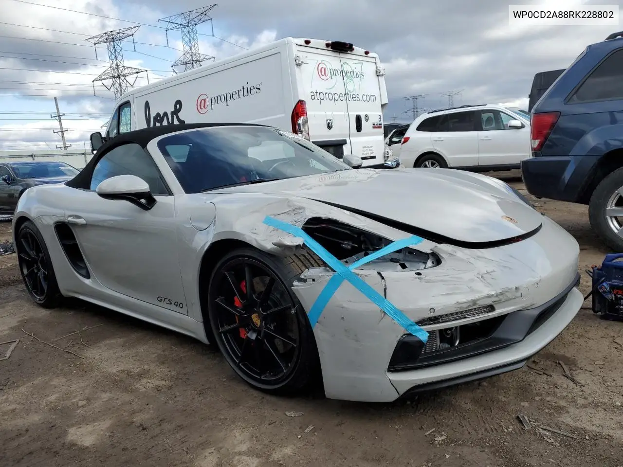 2024 Porsche Boxster Gts VIN: WP0CD2A88RK228802 Lot: 51847565