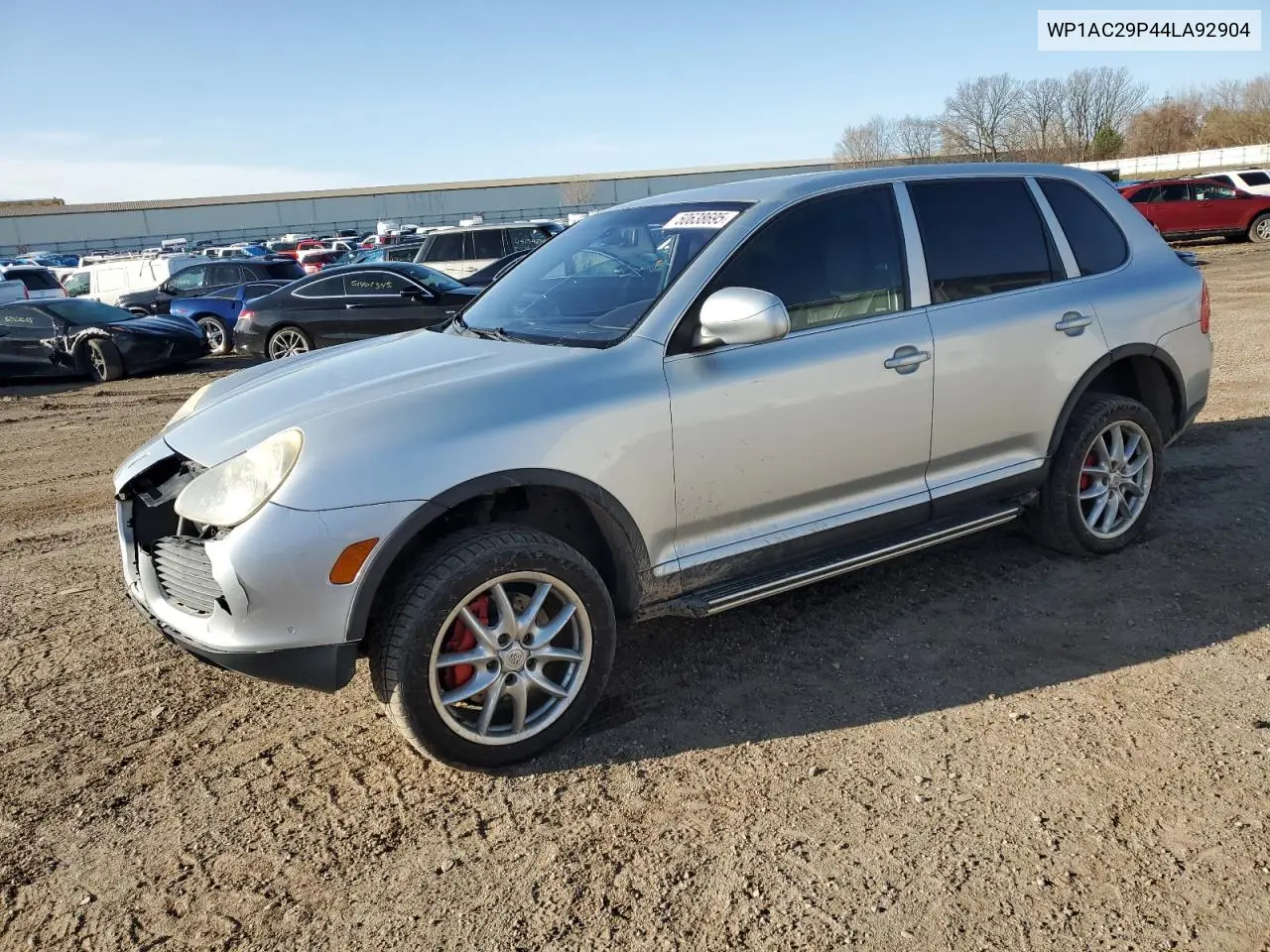 2004 Porsche Cayenne Turbo VIN: WP1AC29P44LA92904 Lot: 50638695