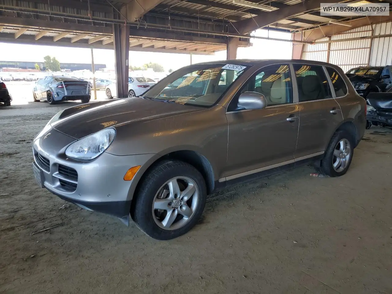 2004 Porsche Cayenne S VIN: WP1AB29PX4LA70957 Lot: 51282975
