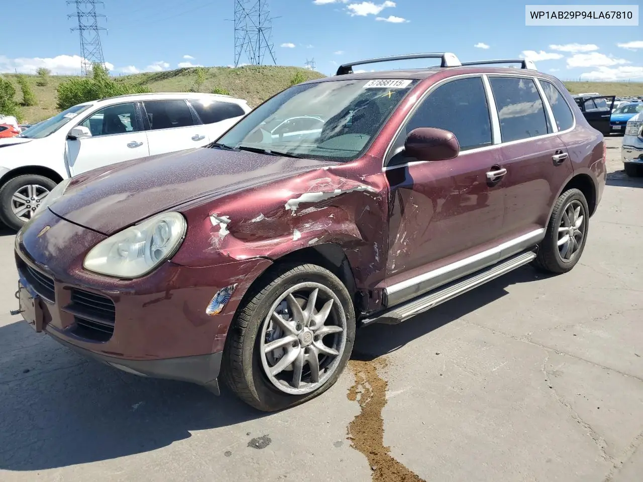 2004 Porsche Cayenne S VIN: WP1AB29P94LA67810 Lot: 57888115