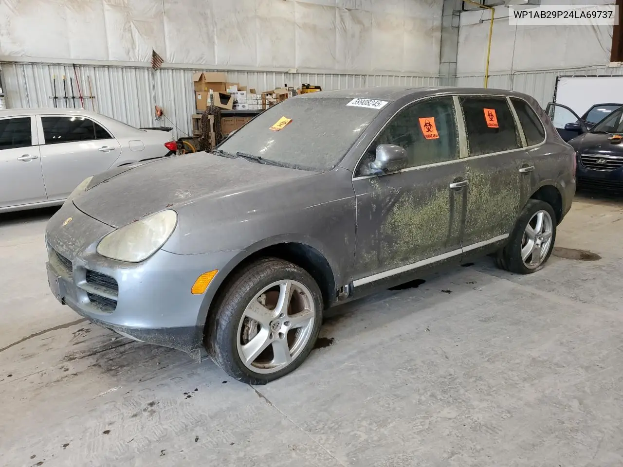 2004 Porsche Cayenne S VIN: WP1AB29P24LA69737 Lot: 59908245