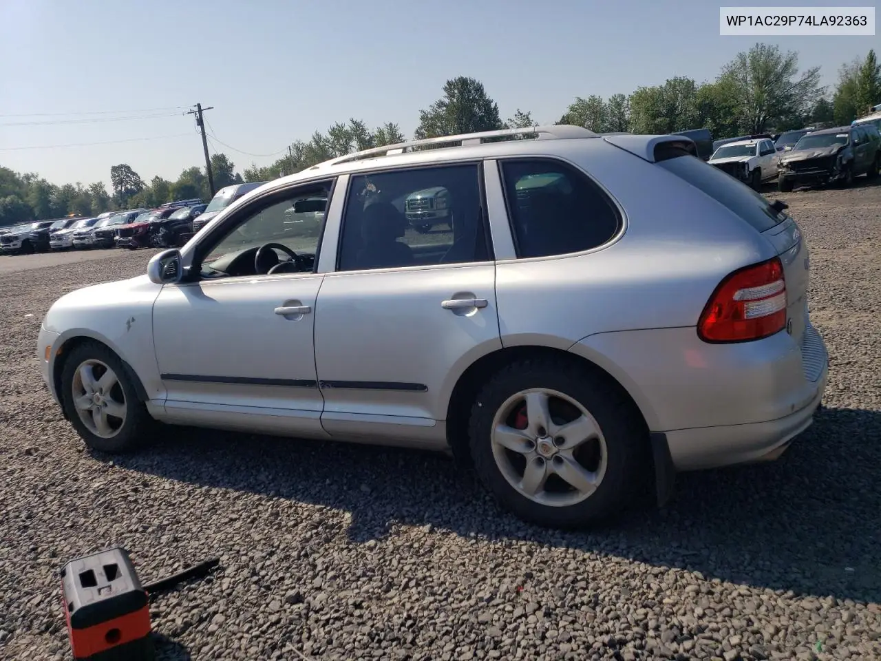 2004 Porsche Cayenne Turbo VIN: WP1AC29P74LA92363 Lot: 62425055