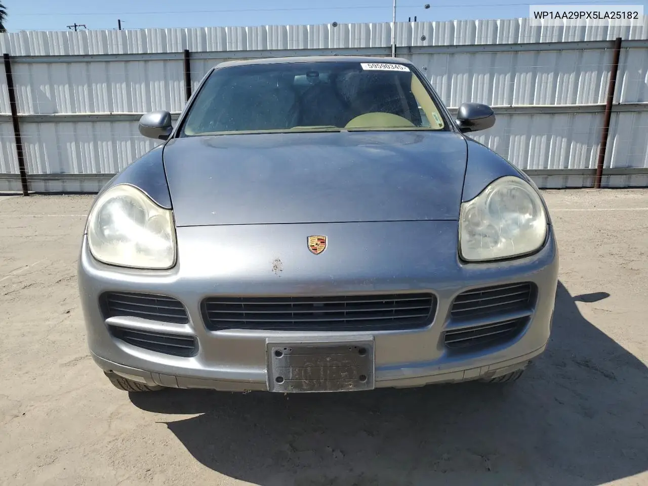 2005 Porsche Cayenne VIN: WP1AA29PX5LA25182 Lot: 59590345