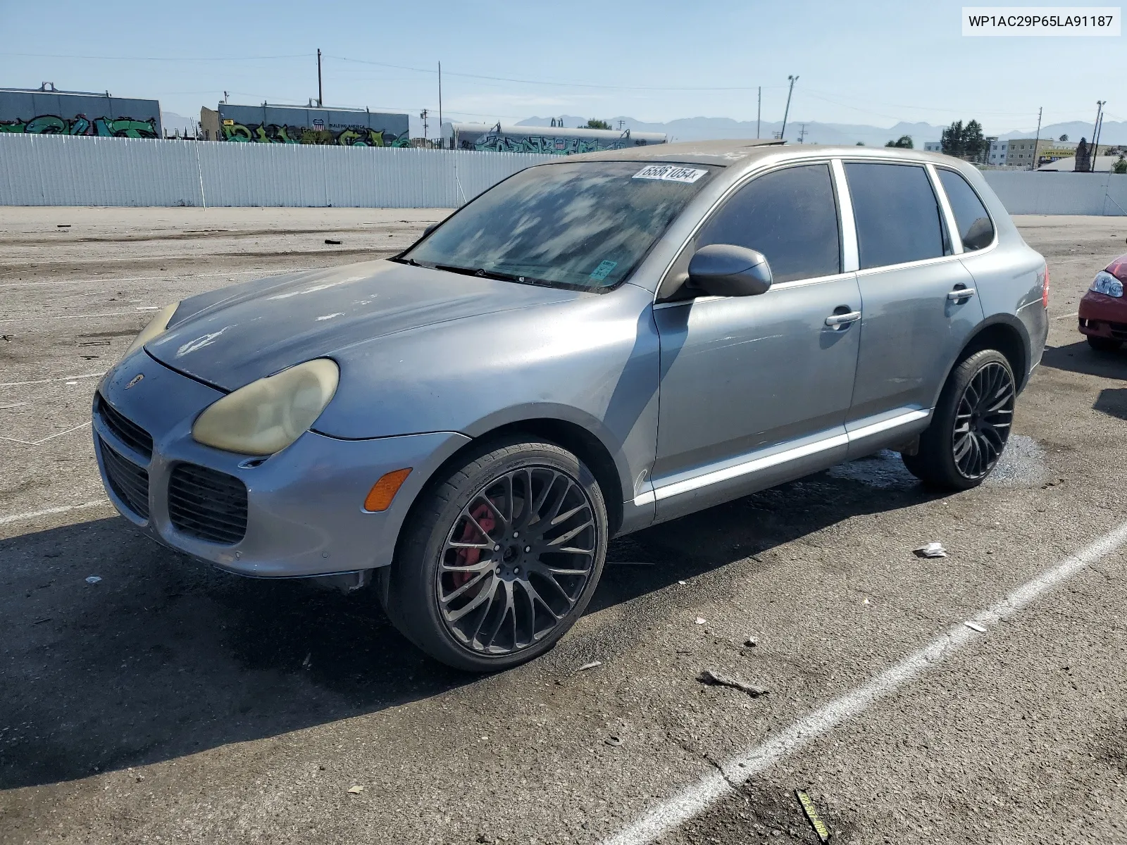 2005 Porsche Cayenne Turbo VIN: WP1AC29P65LA91187 Lot: 65861054