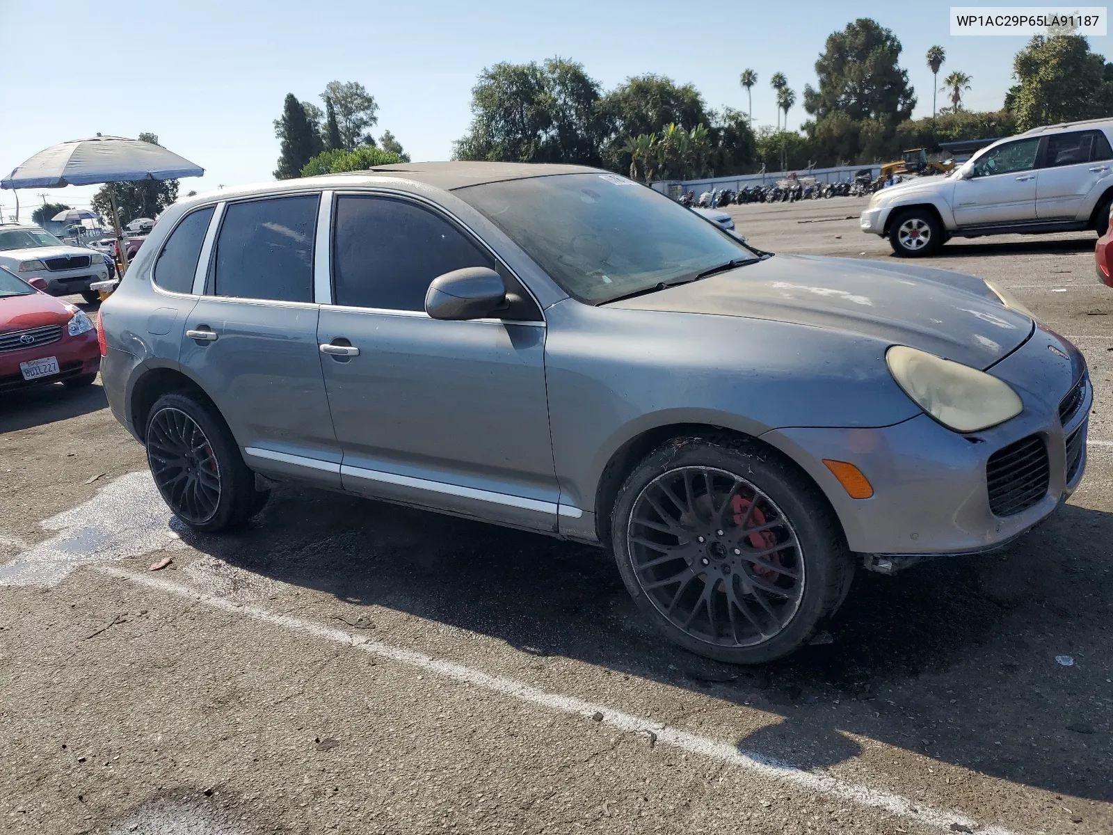 2005 Porsche Cayenne Turbo VIN: WP1AC29P65LA91187 Lot: 65861054