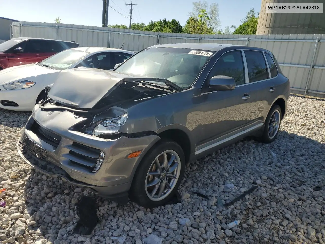 2008 Porsche Cayenne S VIN: WP1AB29P28LA42818 Lot: 56861075