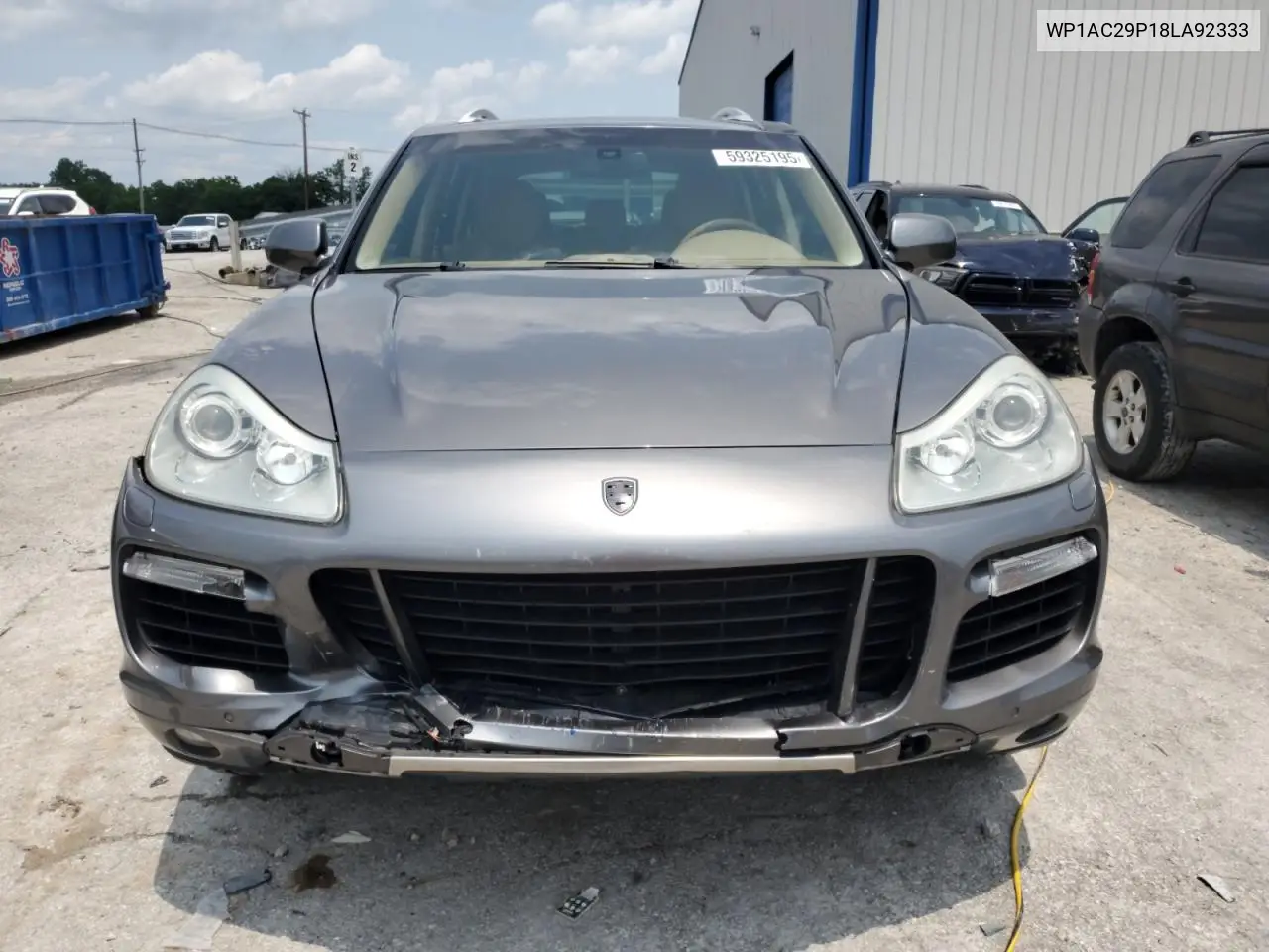 2008 Porsche Cayenne Turbo VIN: WP1AC29P18LA92333 Lot: 59325195