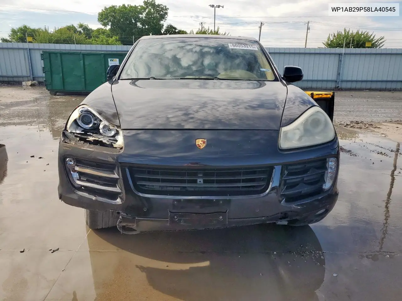 2008 Porsche Cayenne S VIN: WP1AB29P58LA40545 Lot: 60053915