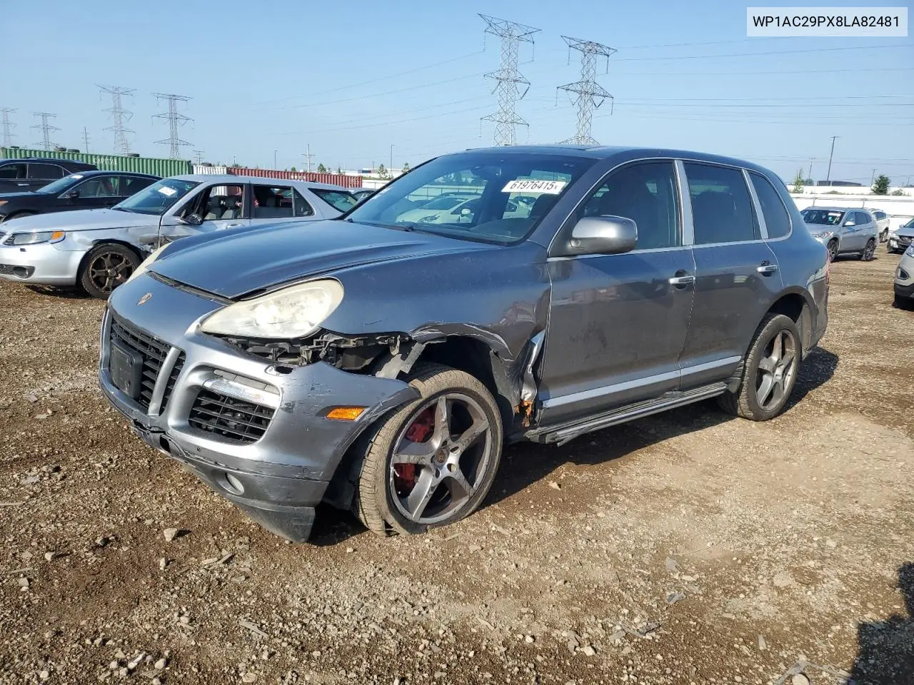 2008 Porsche Cayenne Turbo VIN: WP1AC29PX8LA82481 Lot: 61976415