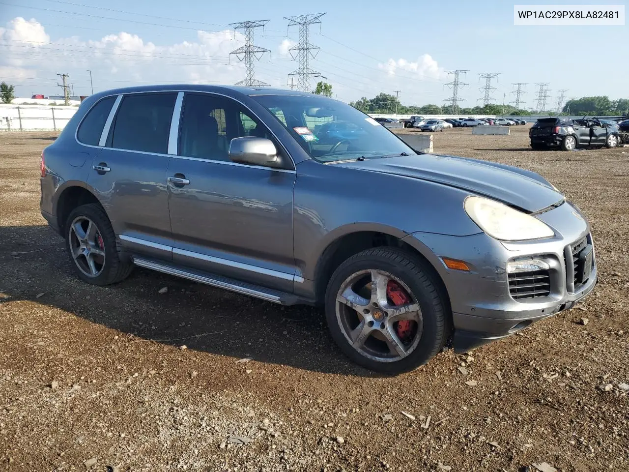 2008 Porsche Cayenne Turbo VIN: WP1AC29PX8LA82481 Lot: 61976415