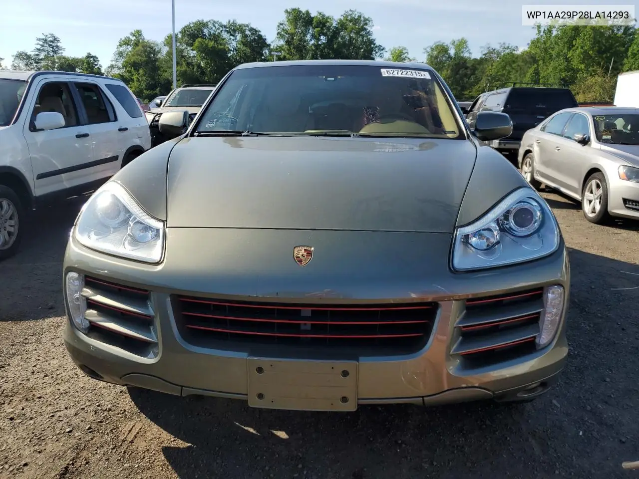 2008 Porsche Cayenne VIN: WP1AA29P28LA14293 Lot: 62722315