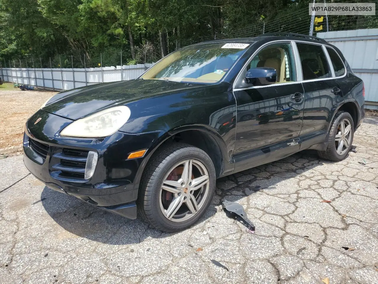 2008 Porsche Cayenne S VIN: WP1AB29P68LA33863 Lot: 62884735