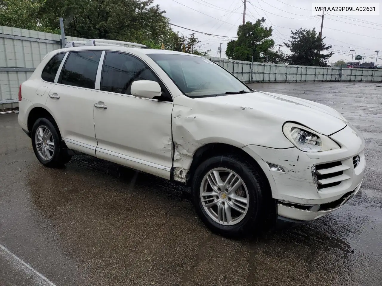 2009 Porsche Cayenne VIN: WP1AA29P09LA02631 Lot: 55567245