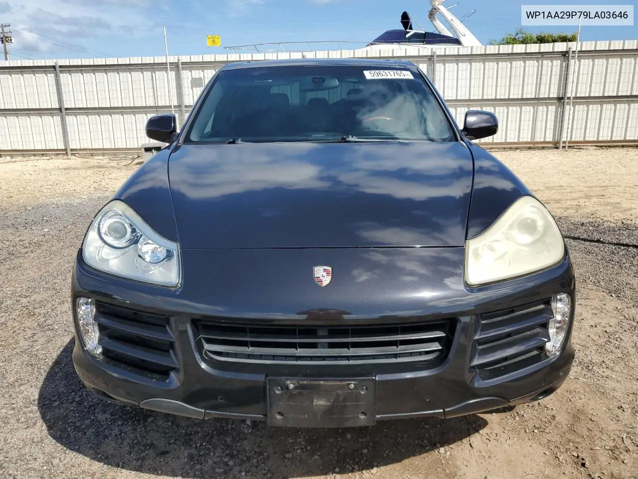 2009 Porsche Cayenne VIN: WP1AA29P79LA03646 Lot: 59631765