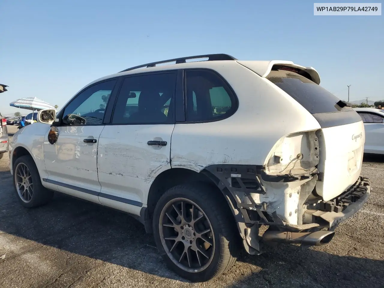 2009 Porsche Cayenne S VIN: WP1AB29P79LA42749 Lot: 61081865
