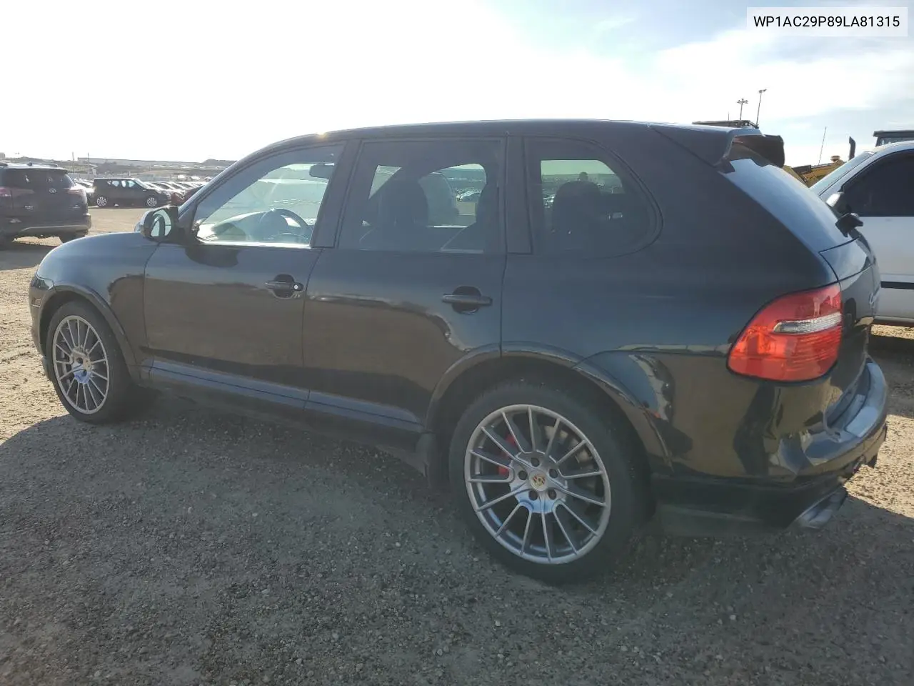 2009 Porsche Cayenne Turbo VIN: WP1AC29P89LA81315 Lot: 62927605