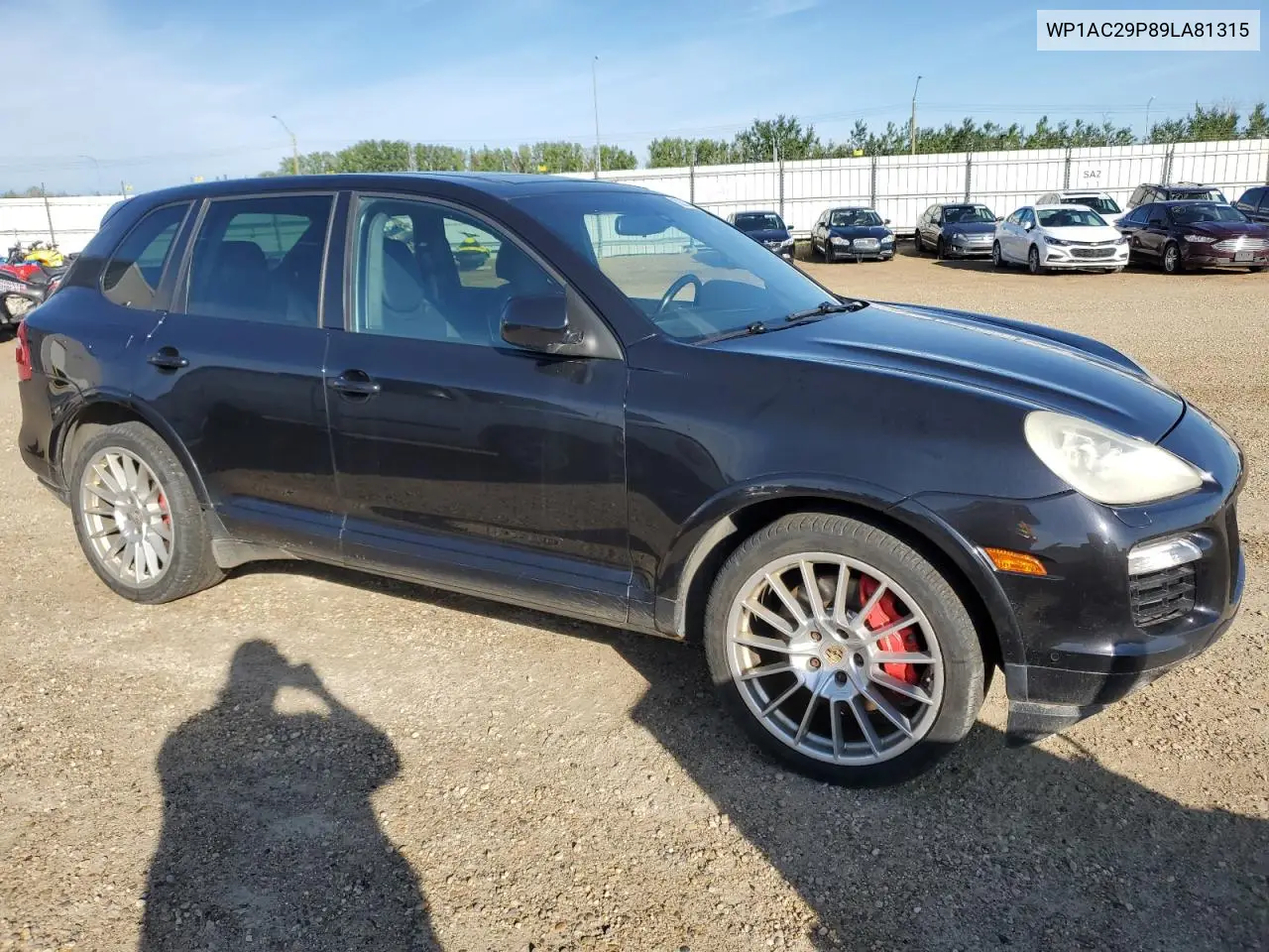 2009 Porsche Cayenne Turbo VIN: WP1AC29P89LA81315 Lot: 62927605