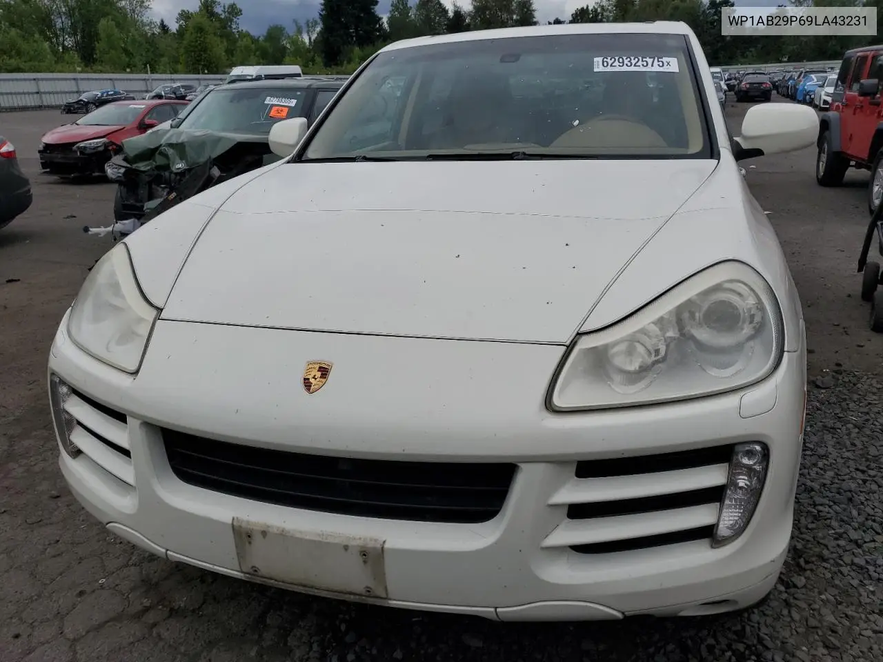 2009 Porsche Cayenne S VIN: WP1AB29P69LA43231 Lot: 62932575