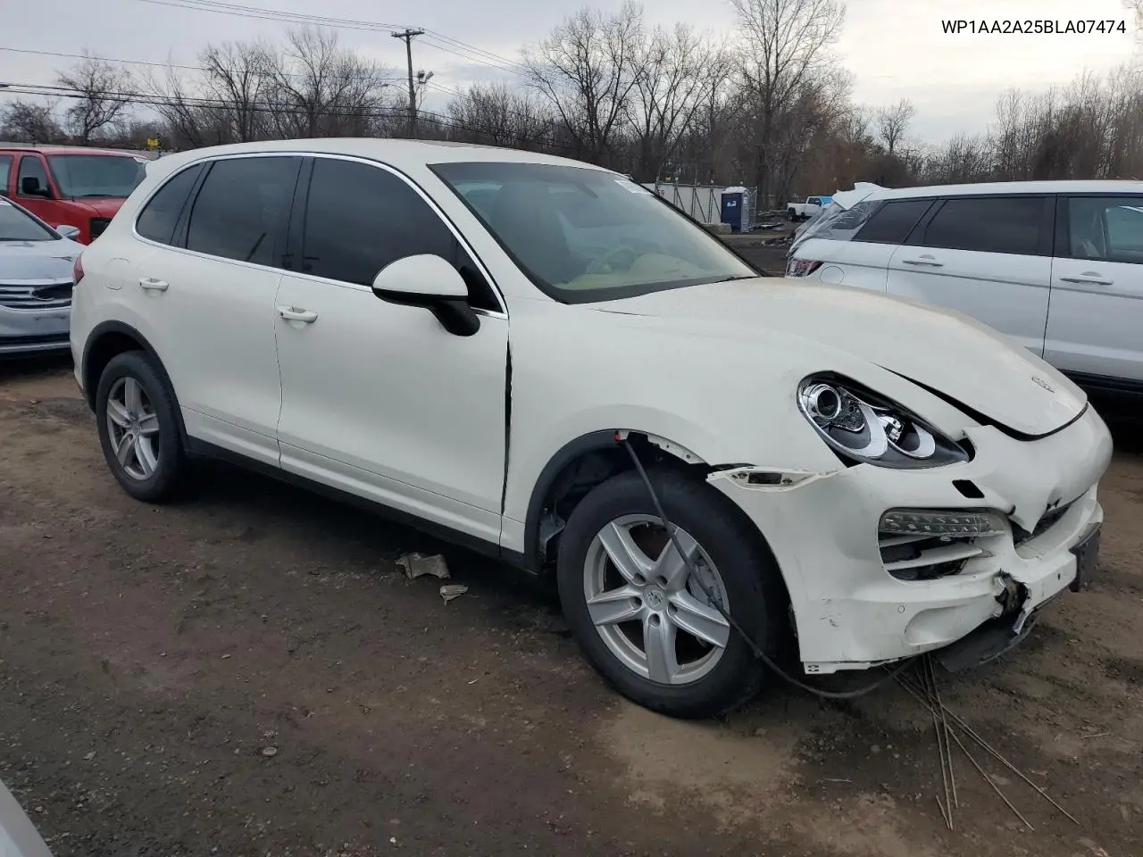 2011 Porsche Cayenne VIN: WP1AA2A25BLA07474 Lot: 47855735