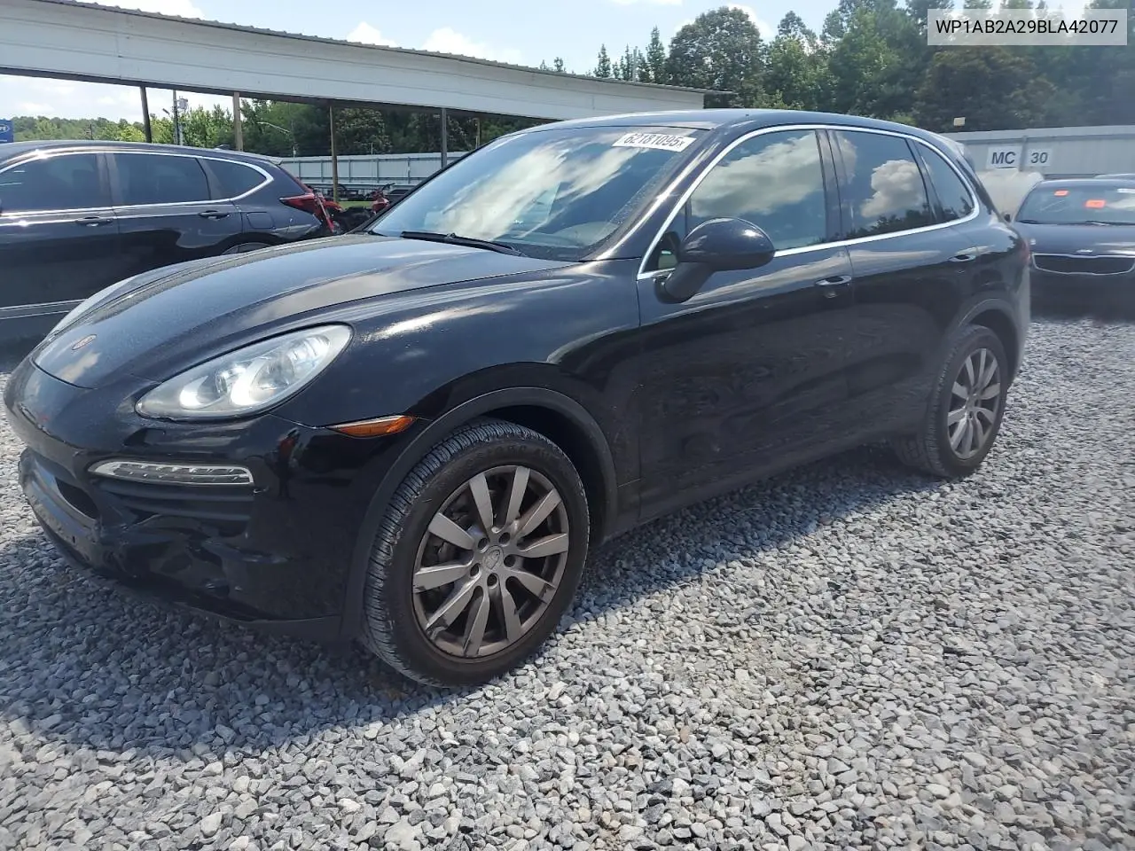 2011 Porsche Cayenne S VIN: WP1AB2A29BLA42077 Lot: 62181095